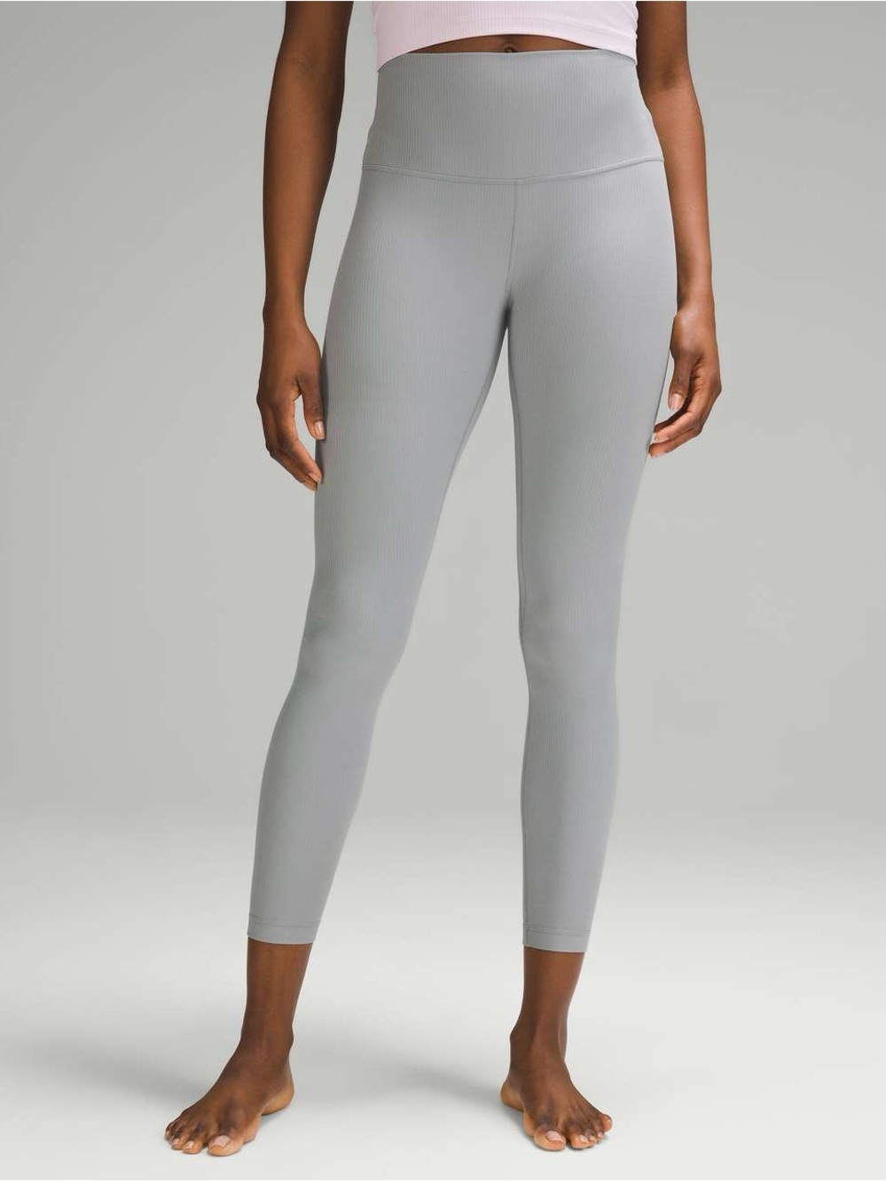 Lululemon Align Ribbed High-Rise 28” Rhino Grey Size 0